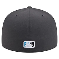Casquette ajustée New Era Lake Elsinore Storm Copa de la Diversión 59FIFTY grise pour homme