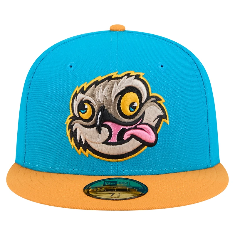 Men's New Era Blue Lansing Lugnuts Copa de la Diversión 59FIFTY Fitted Hat
