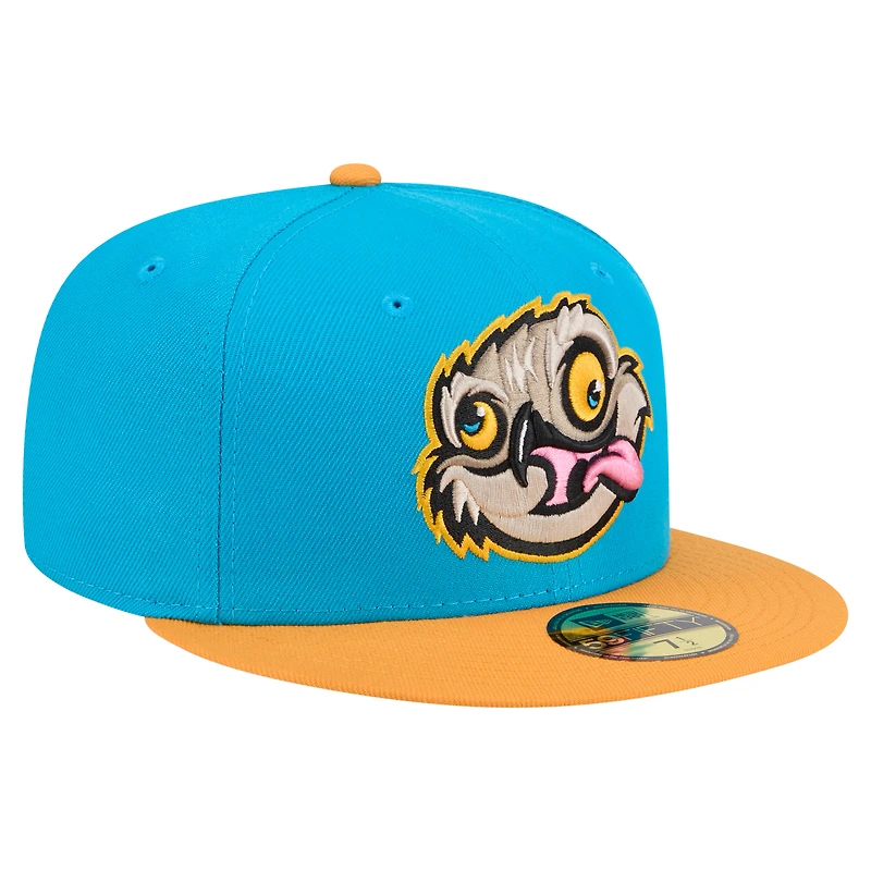 Men's New Era Blue Lansing Lugnuts Copa de la Diversión 59FIFTY Fitted Hat
