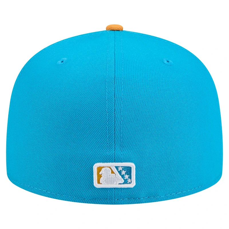 Men's New Era Blue Lansing Lugnuts Copa de la Diversión 59FIFTY Fitted Hat