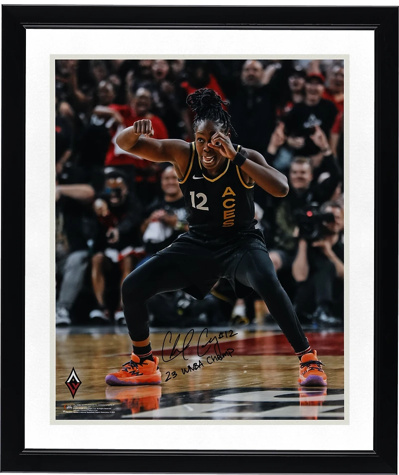 Chelsea Gray Las Vegas Aces 2023 WNBA Finals Champion Autographed 16" x 20" Action Photograph with "23 WNBA Champ" Inscription