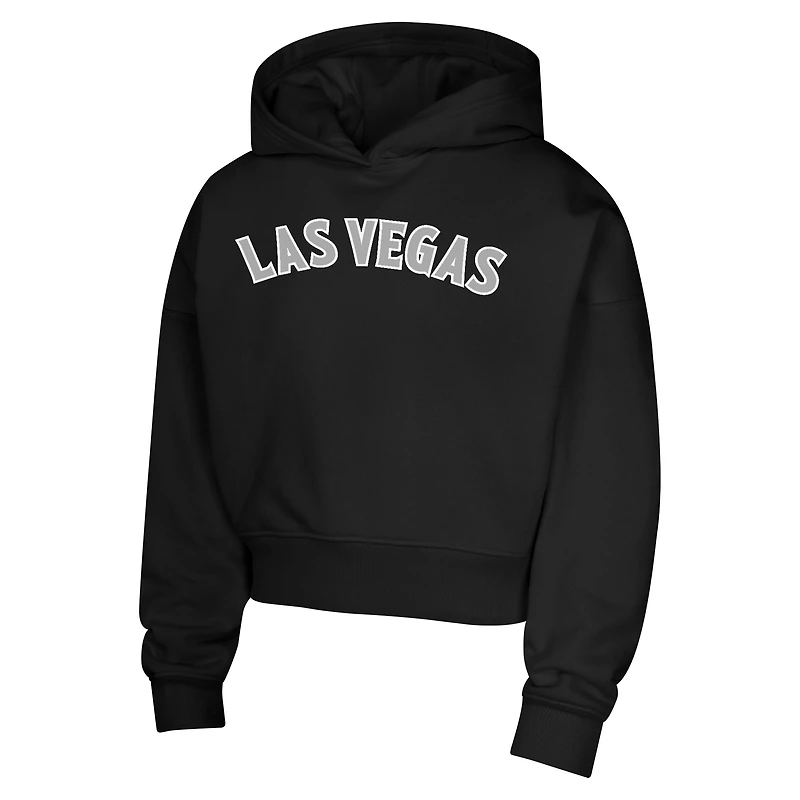 Girls Youth Black Las Vegas Aces Top Closer Fashion Pullover Hoodie