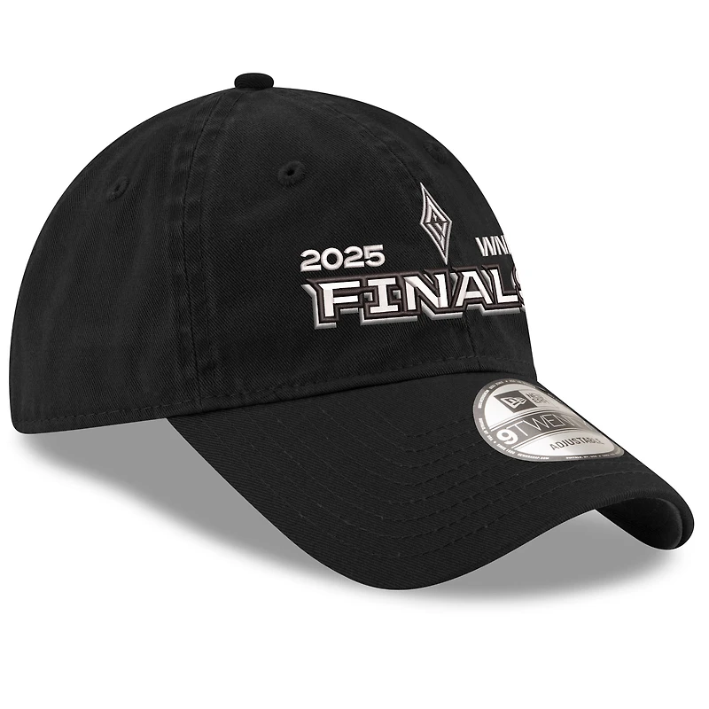 Casquette ajustable 9TWENTY noire New Era pour homme, Las Vegas Aces, finale WNBA 2025