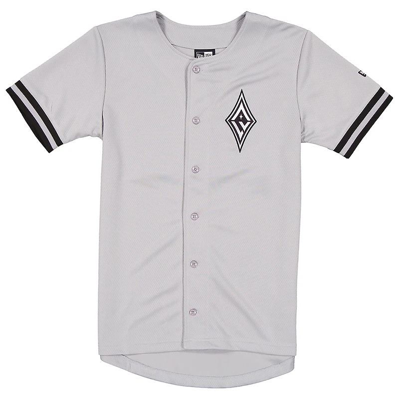 Maillot de baseball New Era gris pour homme, Las Vegas Aces, repêchage WNBA 2026, ville natale