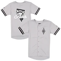 Maillot de baseball New Era gris pour homme, Las Vegas Aces, repêchage WNBA 2026, ville natale