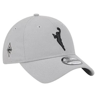Men's New Era Gray Las Vegas Aces 9TWENTY Adjustable Hat