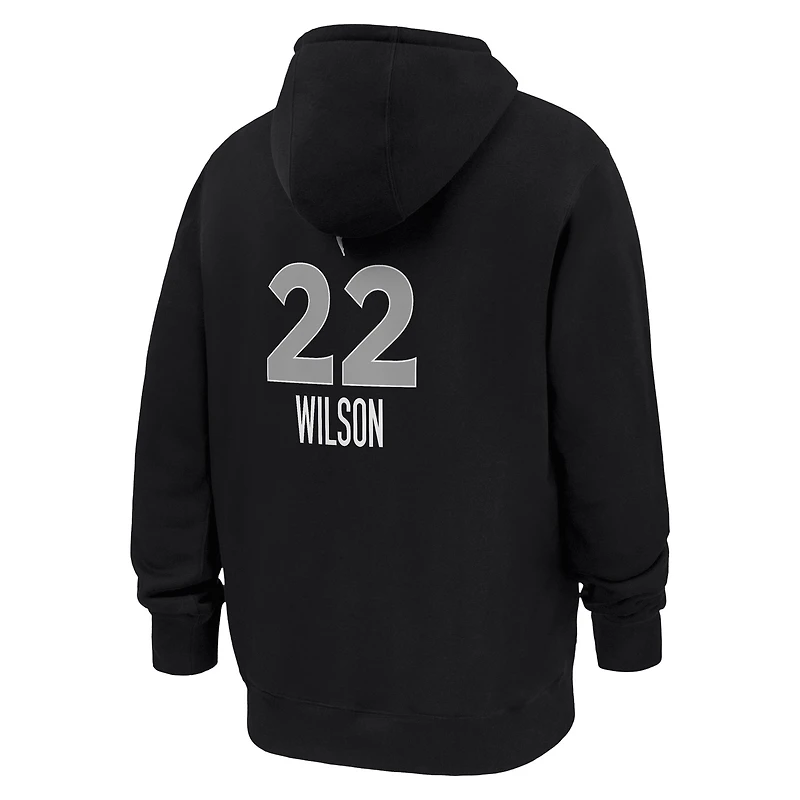 Men's Nike A'ja Wilson Black Las Vegas Aces Explorer Edition Name & Number Hoodie
