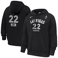 Men's Nike A'ja Wilson Black Las Vegas Aces Explorer Edition Name & Number Hoodie