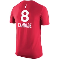 T-shirt Nike Liz Cambage rouge pour homme Las Vegas Aces Explorer Edition Name & Number