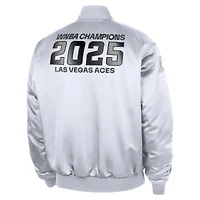 Men's Nike  White Las Vegas Aces Full-Snap Dri-FIT Game Jacket