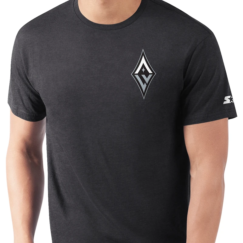 Men's Starter Black Las Vegas Aces WNBA 30th Anniversary Prime Time T-Shirt