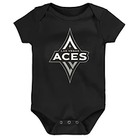 Ensemble de 3 lits superposés pour nouveau-né Outerstuff Las Vegas Aces Slide Home