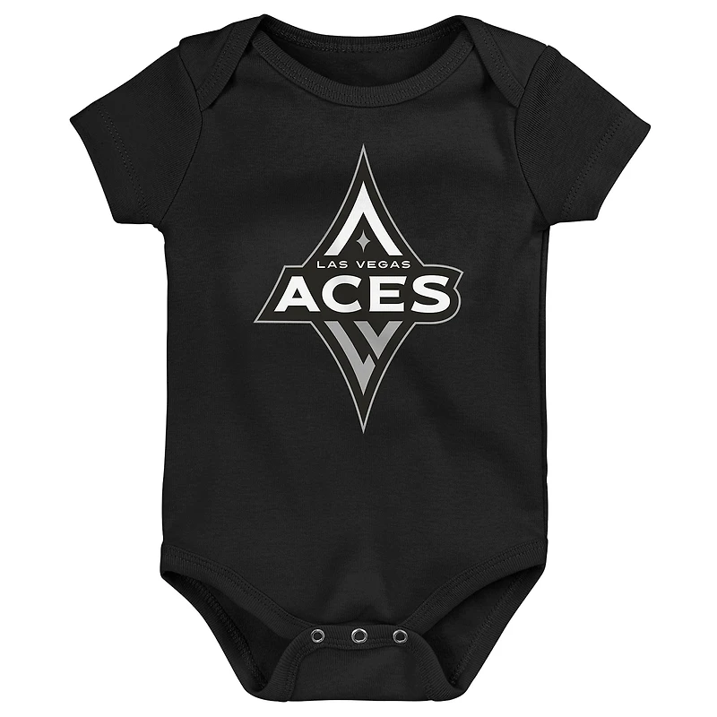 Ensemble de 3 lits superposés pour nouveau-né Outerstuff Las Vegas Aces Slide Home