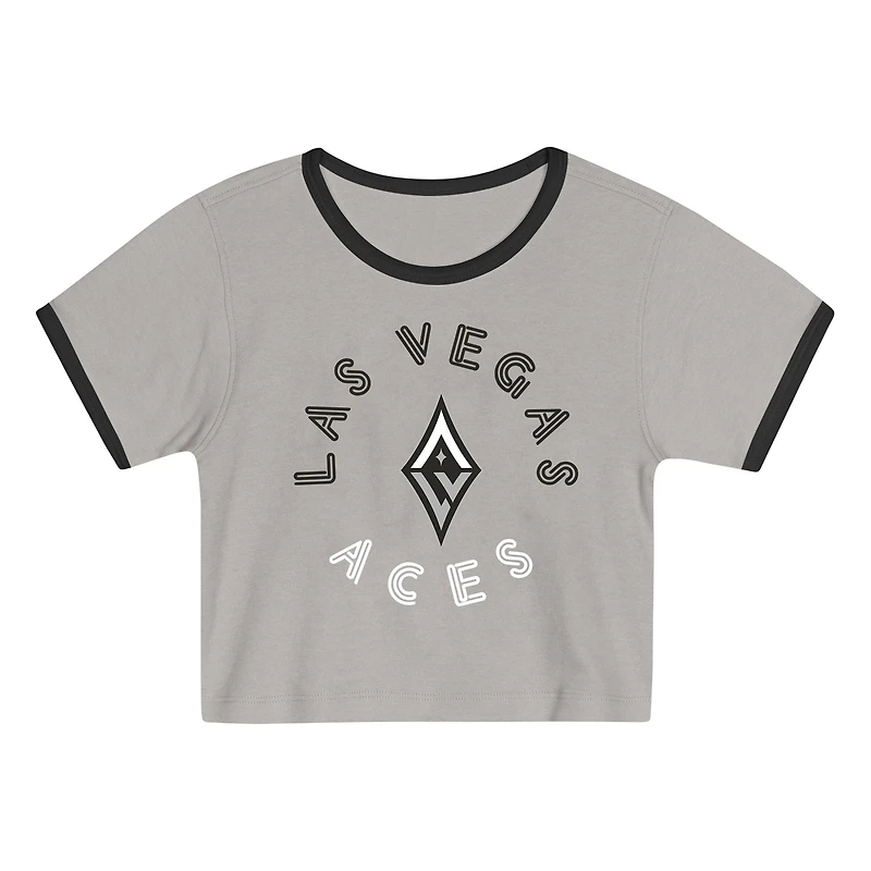 Ensemble t-shirt et short gris pour tout-petit des Las Vegas Aces Double Run