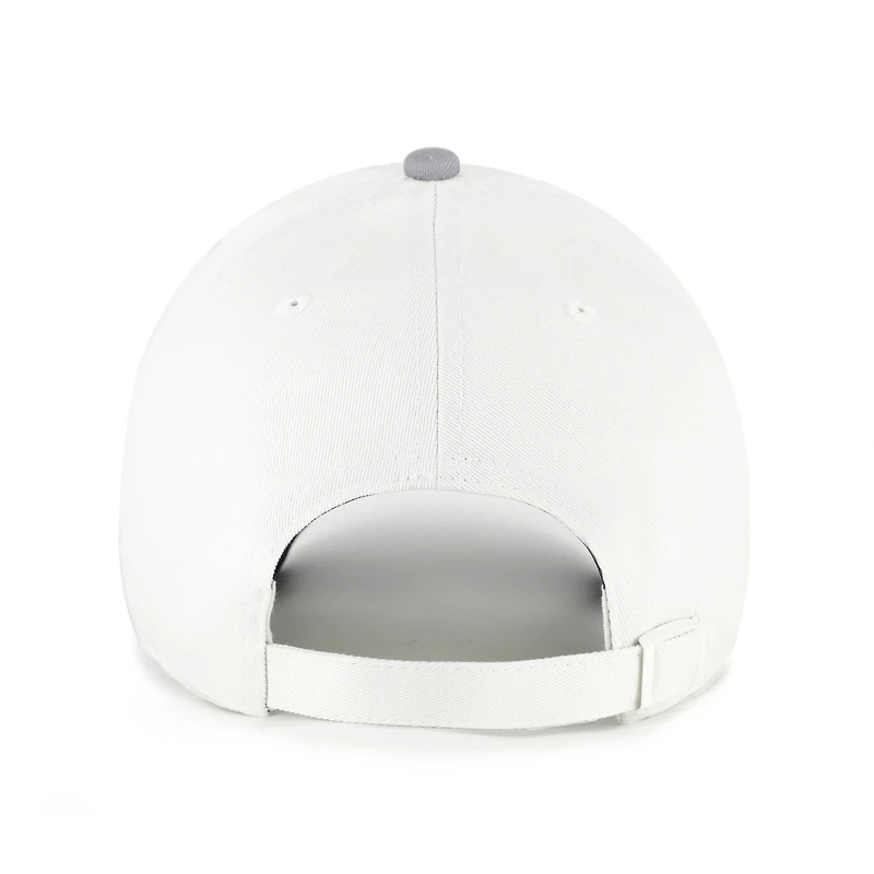 Unisex '47 White/Silver Las Vegas Aces Contemporary Two-Tone Clean Up Adjustable Hat