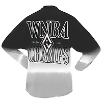 Unisex Fanatics  Black/Gray Las Vegas Aces 2025 WNBA Finals Champions Long Sleeve Ombre Spirit Jersey