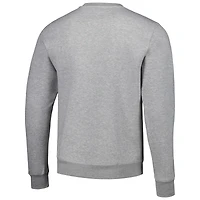 Unisex Kur8ted Heather Gray Las Vegas Aces Satin Stitch Core Pullover Sweatshirt