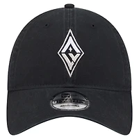 Casquette ajustable unisexe New Era noire avec logo alternatif des Las Vegas Aces 9TWENTY