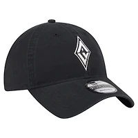Casquette ajustable unisexe New Era noire avec logo alternatif des Las Vegas Aces 9TWENTY