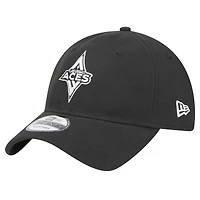 Casquette ajustable unisexe New Era noire avec logo Core Aces Las Vegas Aces 9TWENTY