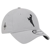 Casquette ajustable unisexe New Era grise Las Vegas Aces 9TWENTY