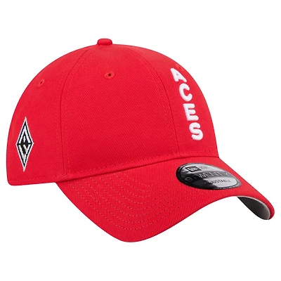 Casquette réglable unisexe New Era Las Vegas Aces Rebel Series 9TWENTY rouge