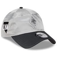 Unisex New Era Silver/Black Las Vegas Aces 2026 WNBA Draft Satin Crystals Casual Classic Adjustable Hat
