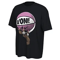 T-shirt unisexe Nike A'ja Wilson noir des Las Vegas Aces A'One