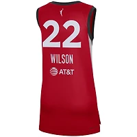 Maillot de joueur unisexe Nike A'ja Wilson rouge Las Vegas Aces Rebel Edition
