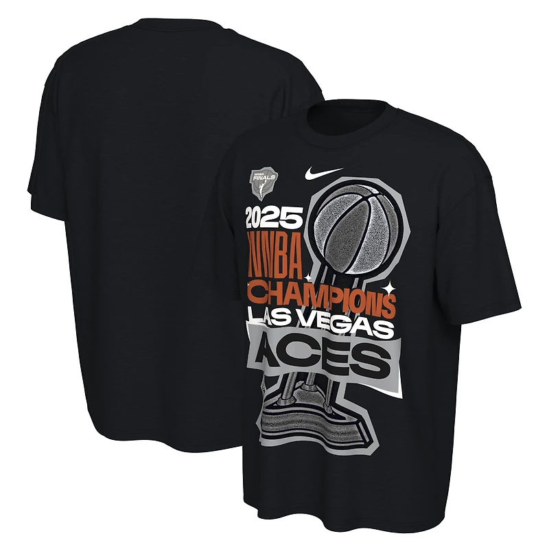 Unisex Nike  Black Las Vegas Aces 2025 WNBA Finals Champions Locker Room Authentic T-Shirt