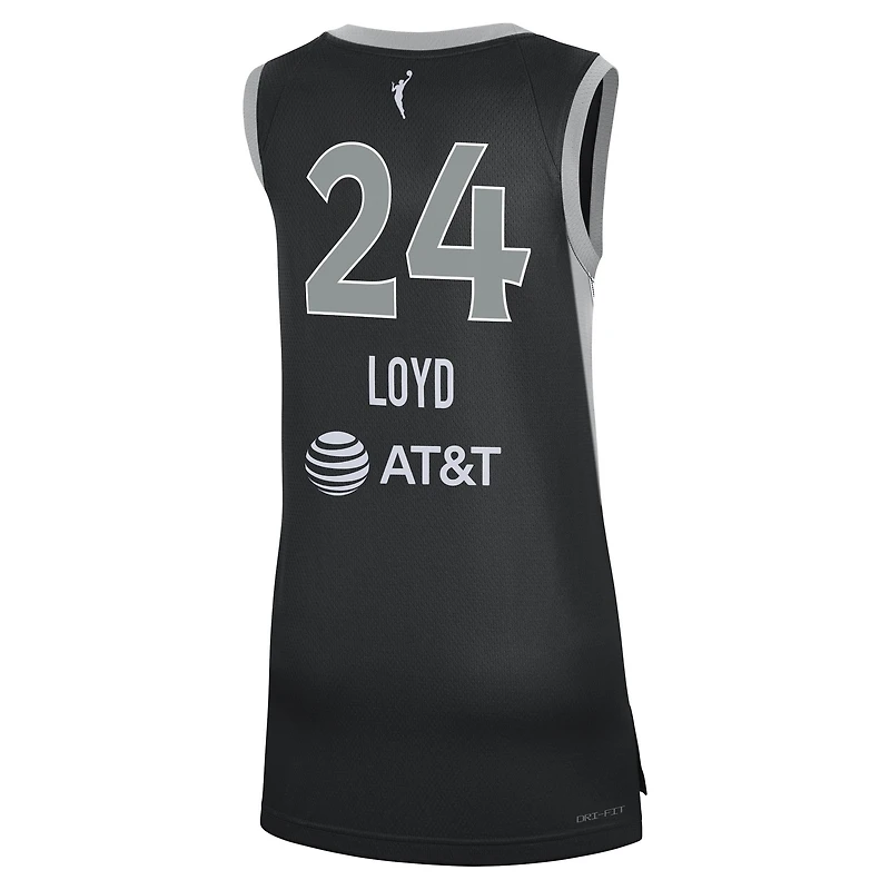 Unisex Nike Jewell Loyd Black Las Vegas Aces Explorer Edition Victory Jersey