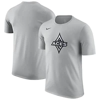 Unisex Nike Silver Las Vegas Aces Essential Logo Dri-FIT T-Shirt