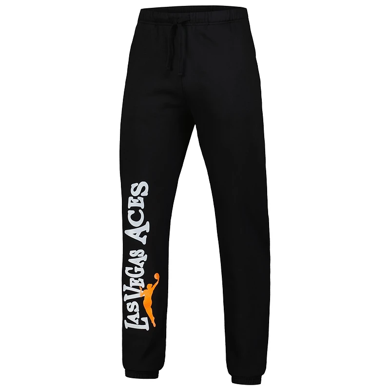 Pantalon de survêtement en polaire unisexe Playa Society noir Las Vegas Aces