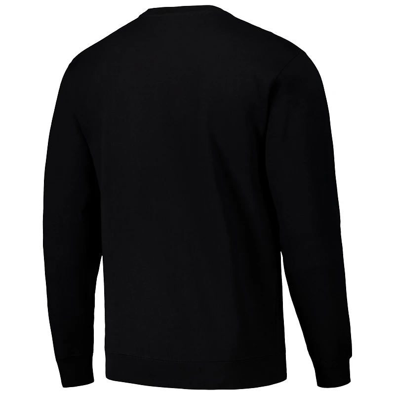 Unisex round21 Black Las Vegas Aces Bloom Pullover Crew Sweatshirt