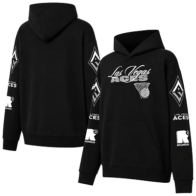 Sweat à capuche unisexe round21 Black Las Vegas Aces Swish
