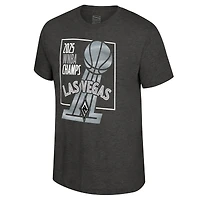 Unisex Stadium Essentials  Heather Charcoal Las Vegas Aces 2025 WNBA Finals Champions Jersey Roster T-Shirt