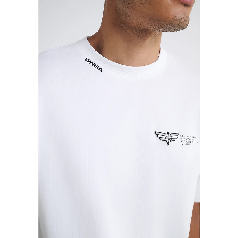 T-shirt unisexe blanc à imprimé Las Vegas Aces