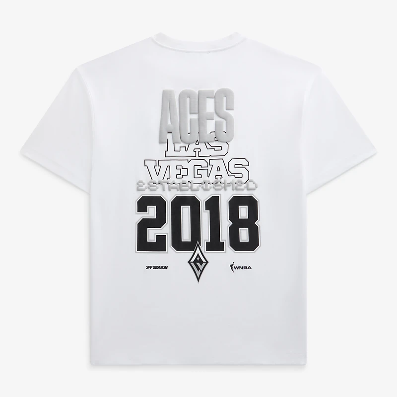 Unisex  White Las Vegas Aces Graphic T-Shirt