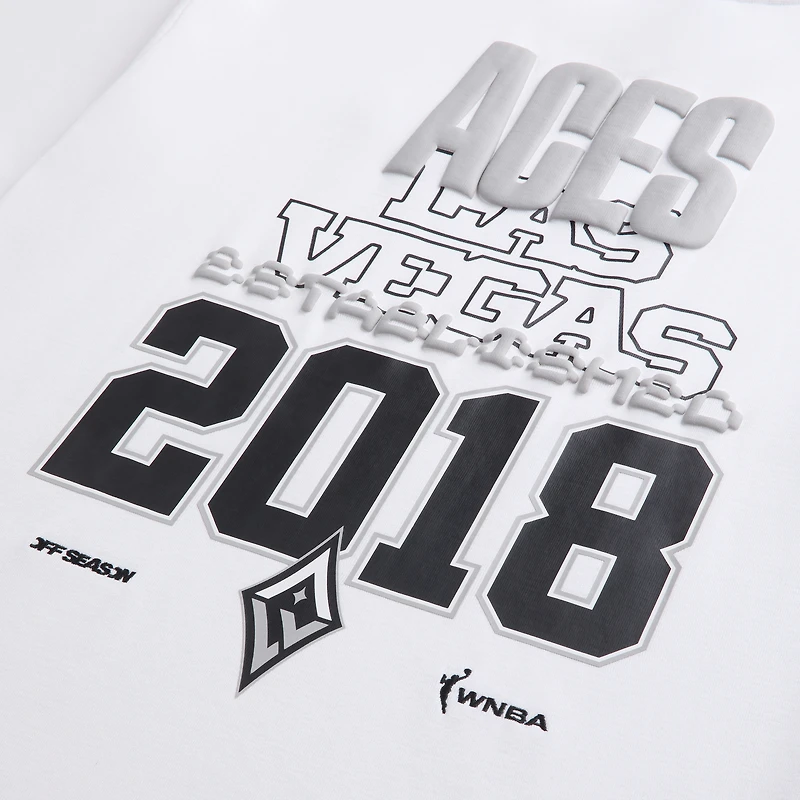 Unisex  White Las Vegas Aces Graphic T-Shirt