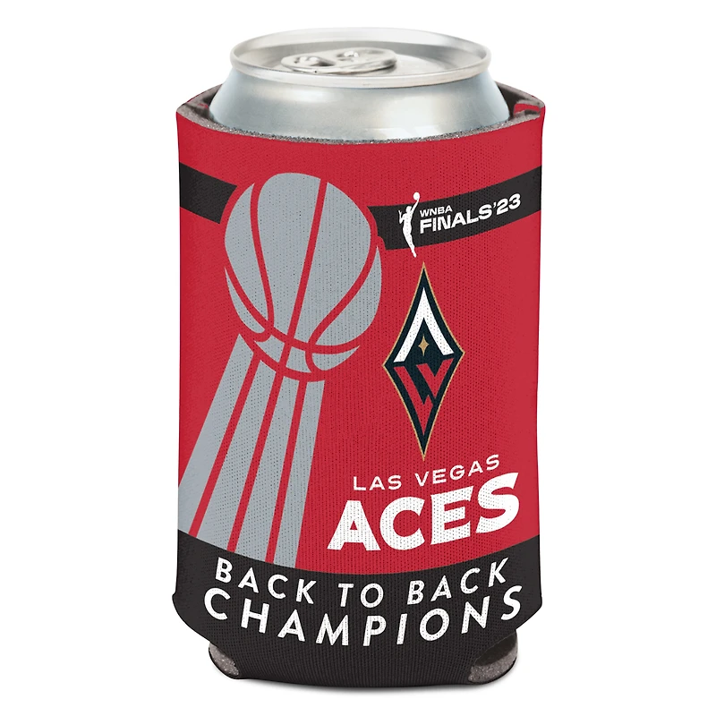 WinCraft Las Vegas Aces 2023 Champions de la finale WNBA 12oz. Refroidisseur de canettes