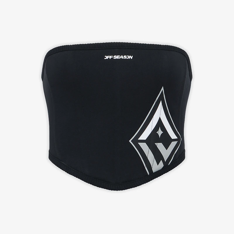 Corset polaire noir pour femme des Las Vegas Aces