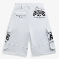 Short cargo en polaire gris chiné pour femme des Aces de Las Vegas