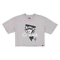 Women's New Era Gray Las Vegas Aces 2026 WNBA Draft Hometown Boxy T-Shirt