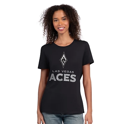 Women's Starter  Black Las Vegas Aces WNBA 30th Anniversary Scoop Neck T-Shirt