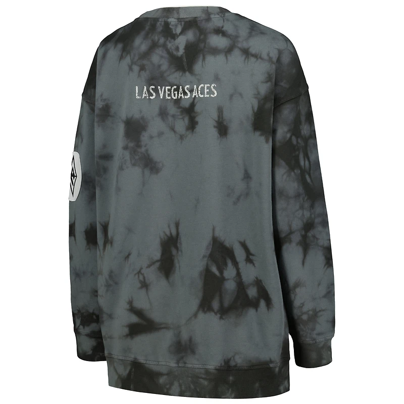 Sweat-shirt overdye The Wild Collective Charcoal Las Vegas Aces pour femmes