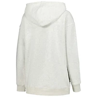 Women's The Wild Collective Heather Gray Las Vegas Aces Washed Full-Zip Hoodie
