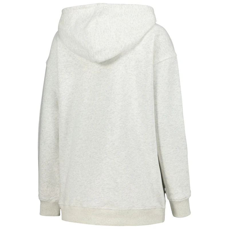 Sweat à capuche entièrement zippé délavé The Wild Collective Heather Grey Las Vegas Aces pour femmes