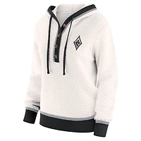 Women's WEAR by Erin Andrews  Cream Las Vegas Aces Hooded Sweater
