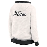 Women's WEAR by Erin Andrews  Cream Las Vegas Aces Hooded Sweater