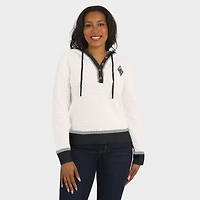 Pull à capuche crème Las Vegas Aces pour femme WEAR by Erin Andrews